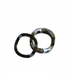Wave Washer - 0.520 ID, 0.730 OD, 0.008 Thick, Spring Steel - Hard, Zinc & Clear